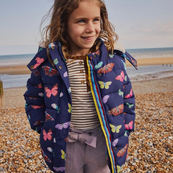 NWT Mini Boden 2-in-1 Padded Coat - Picture 4 of 7